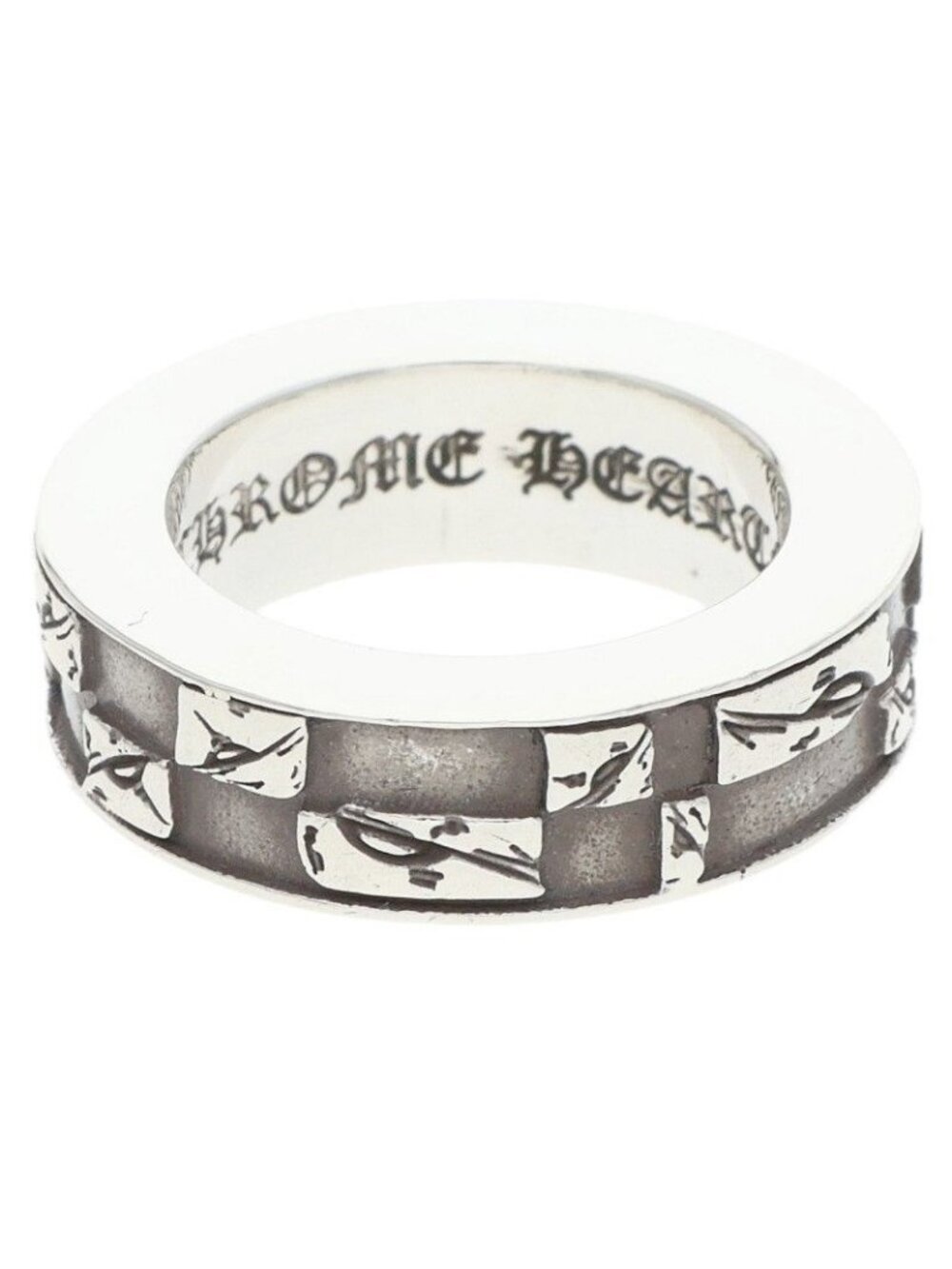 Chrome Hearts 99 Eyes Spacer Silver Ring
